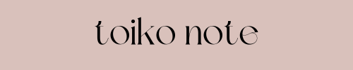 toiko　note